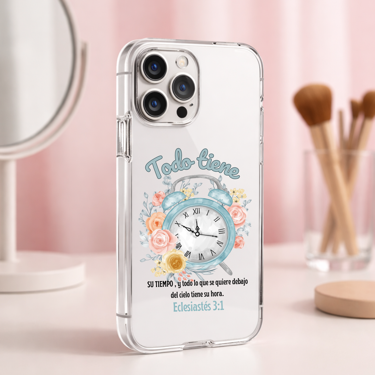 Todo tiene su tiempo Cellphone Uv Dtf Decal