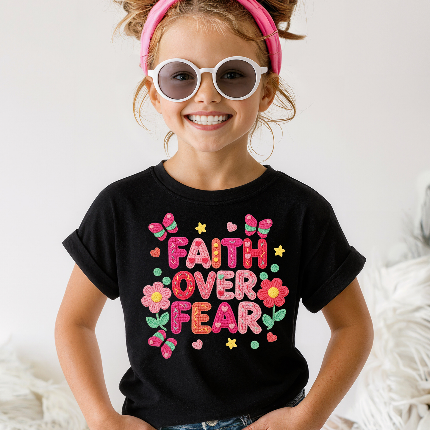 Faith over fear Dtf Shirt Transfer