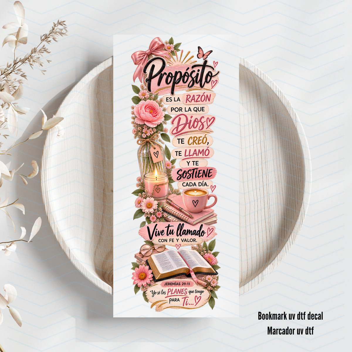 Propósito Uv Dtf Bookmark