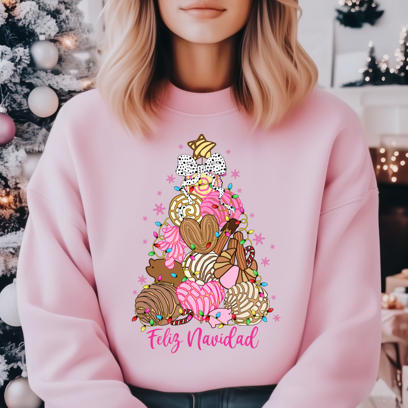Árbol pan dulce navidad DTF Shirt Transfer