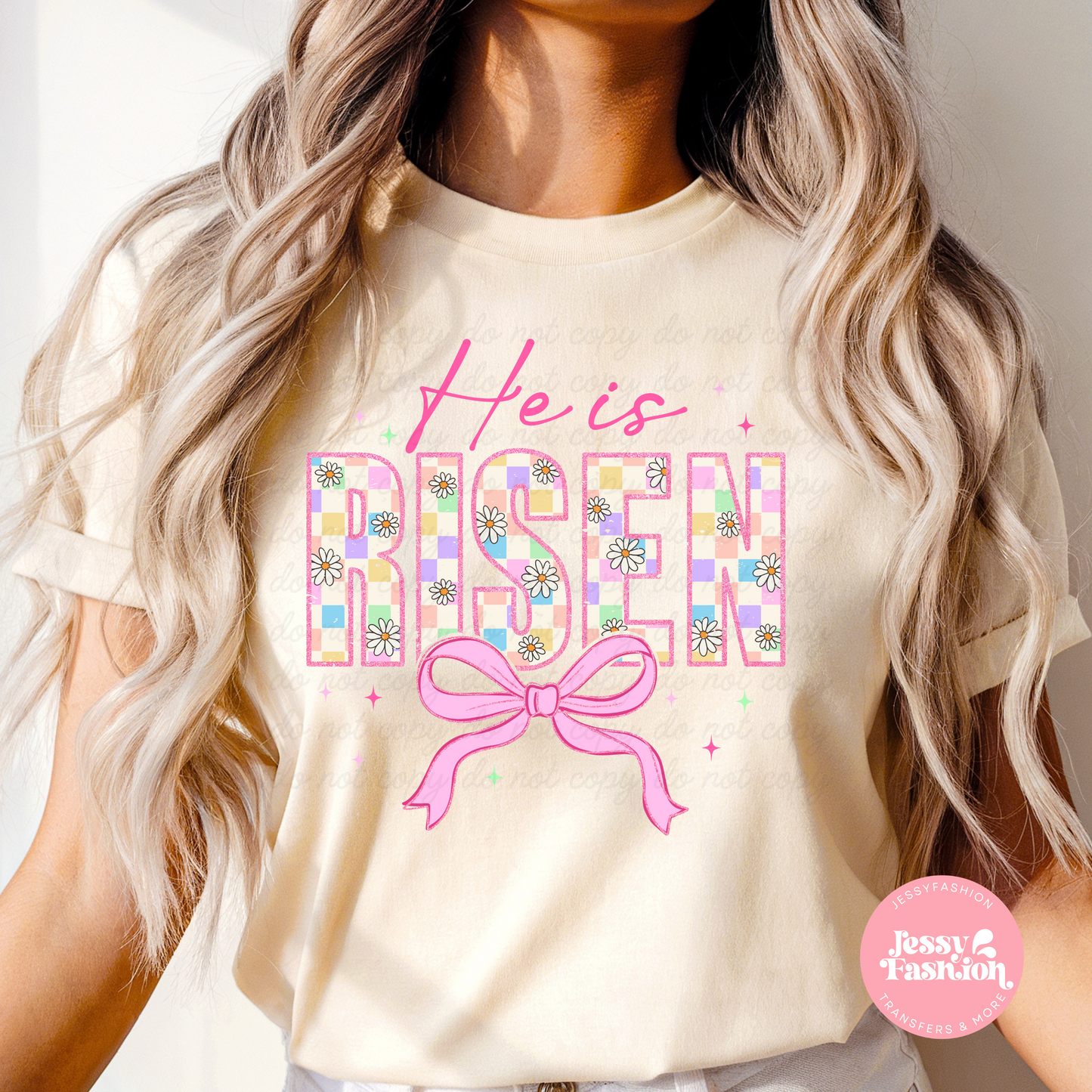 He is Risen (El resucitó)DTF Shirt Transfer