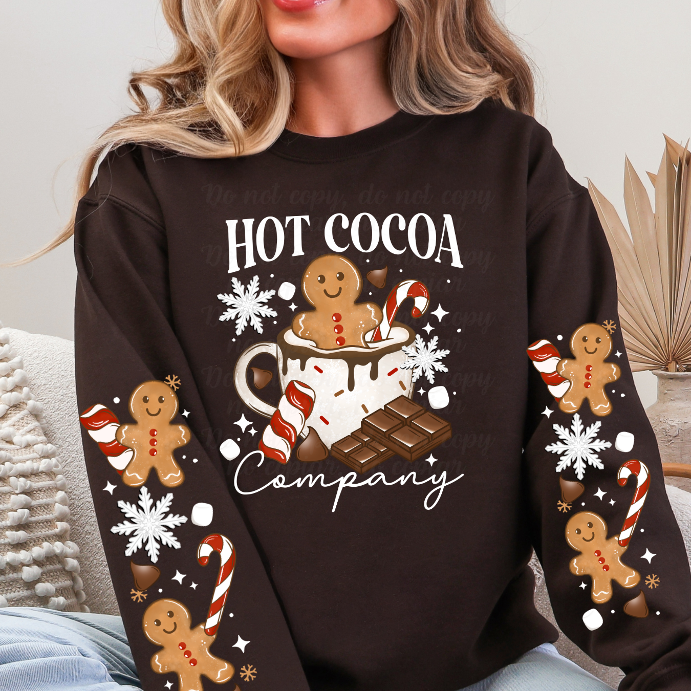 Hot Cocoa Gingermen DTF Shirt Transfer