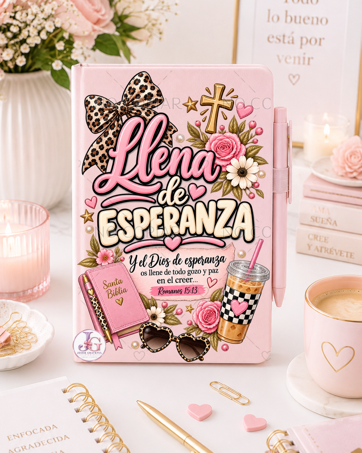 Llena de esperanza UV dtf notebook