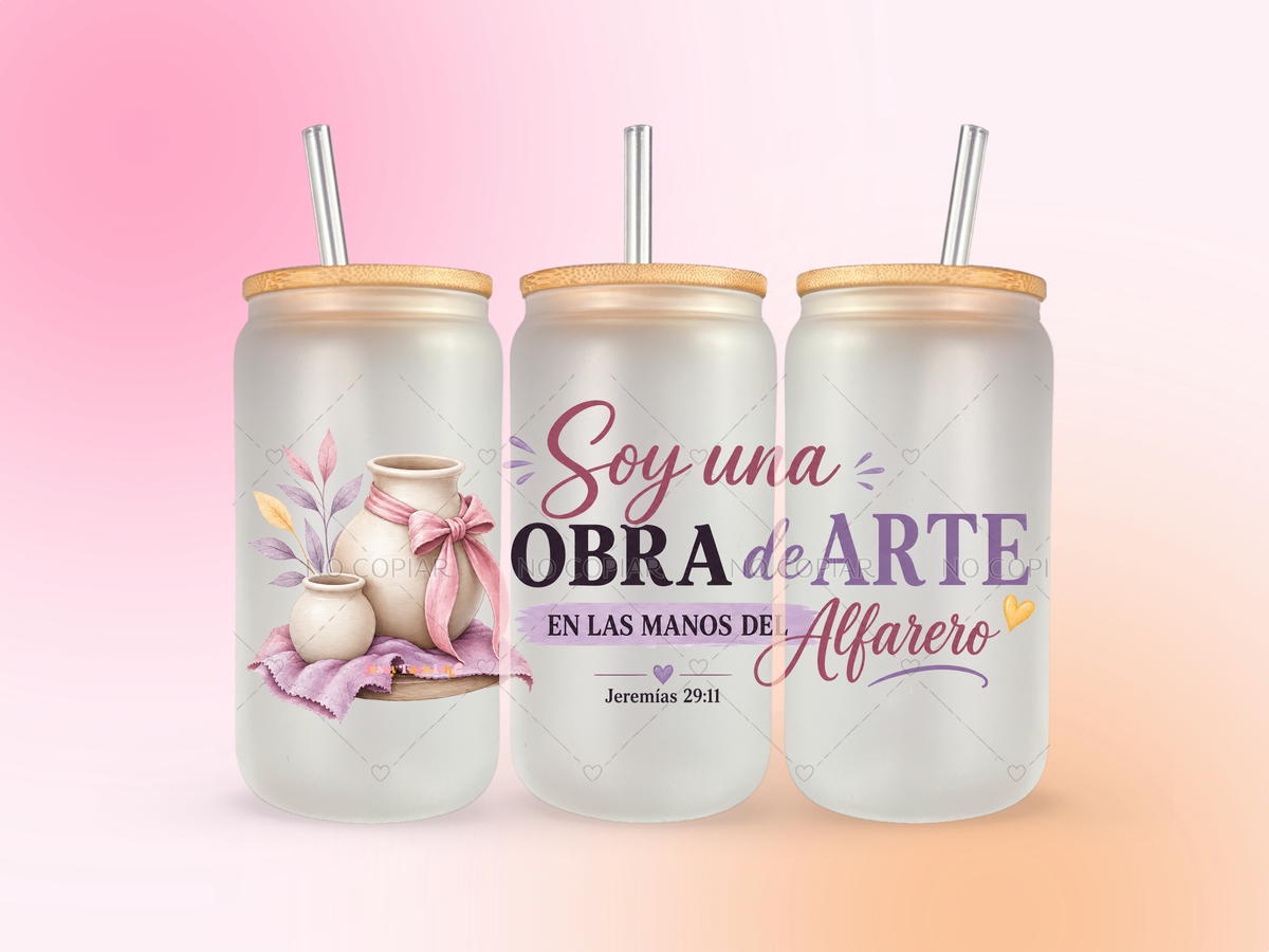 Soy una obra de arte (Nuevo) UV DTF CUP WRAP