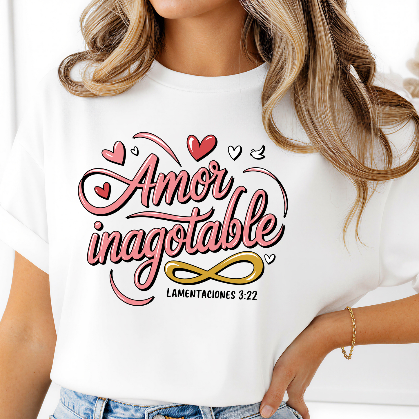 Amor inagotable Dtf Shirt Transfer