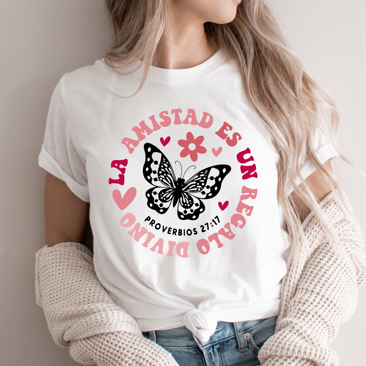 La Amistad es un regalo divino Dtf Shirt Transfer