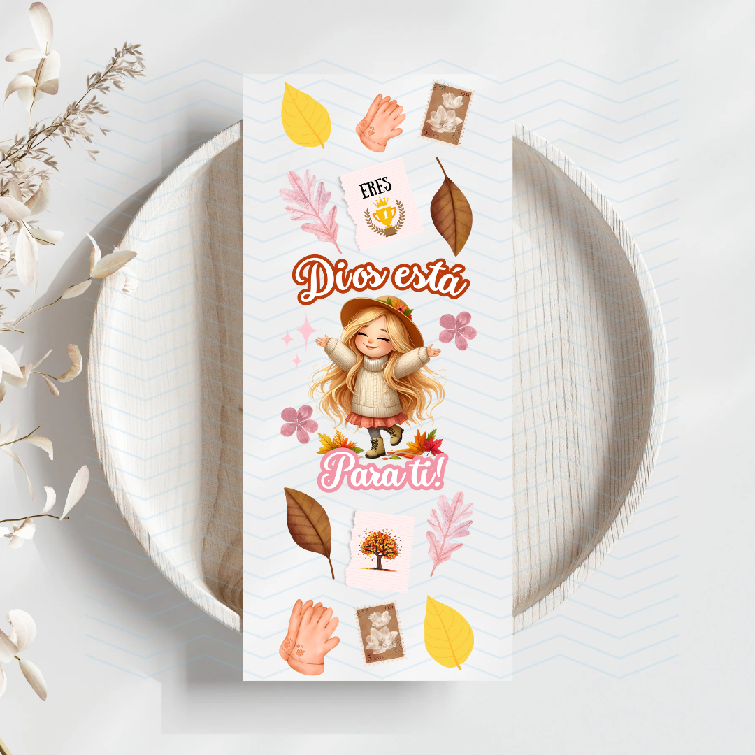 Dios está para ti! Uv Dtf Bookmark