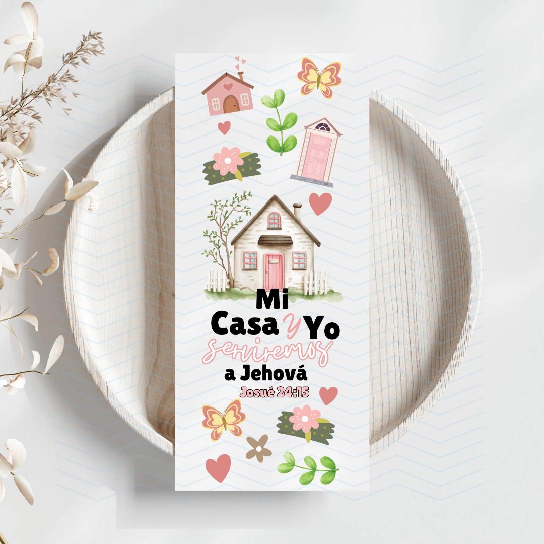 Mi casa y yo! Uv Dtf Bookmark
