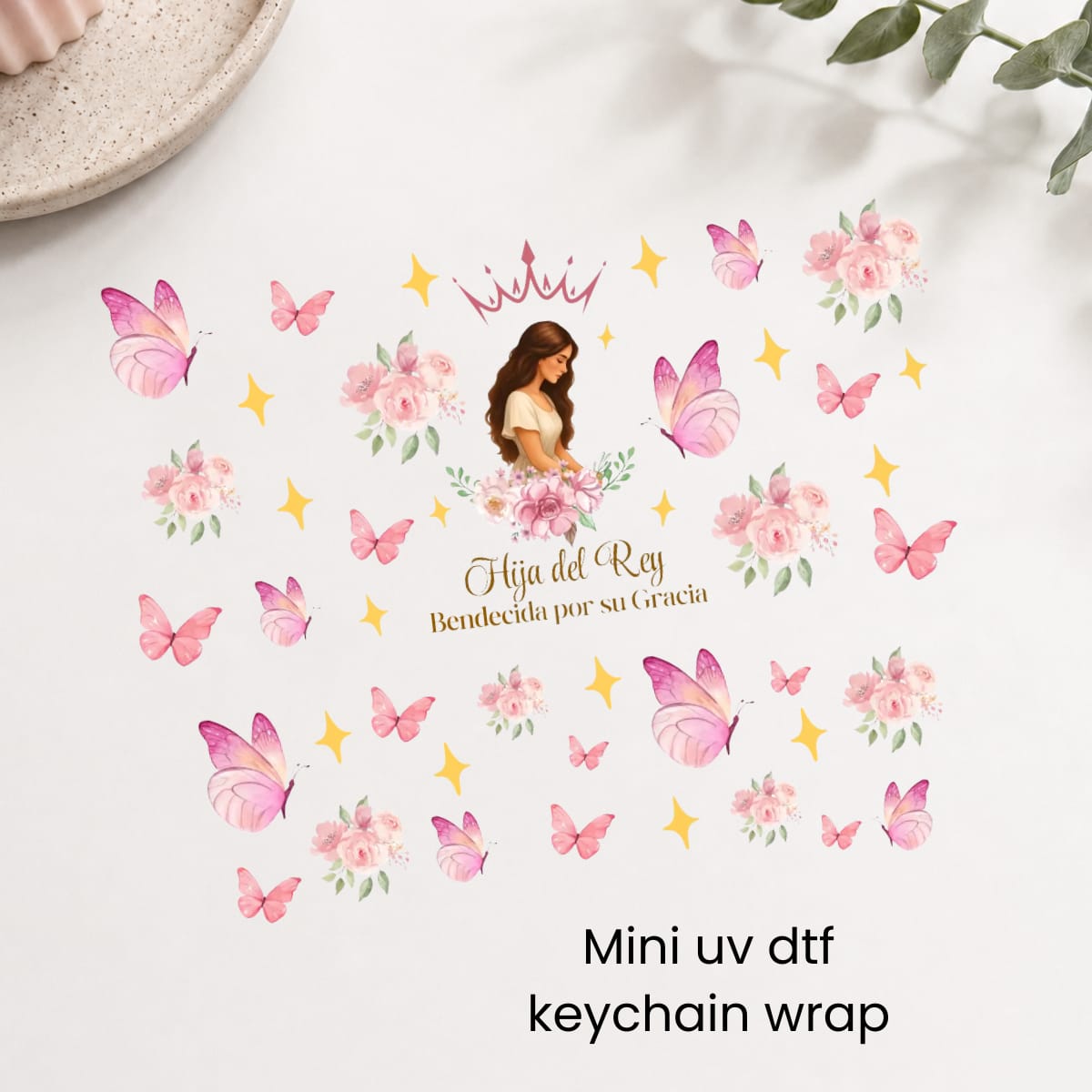 Hija Del Rey Mini uv dtf wrap
