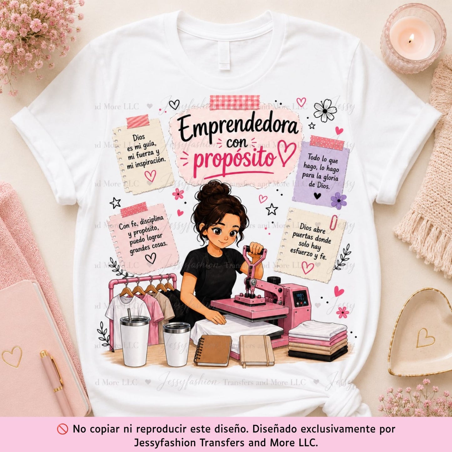Emprendedora Con Propósito Dtf shirt transfer