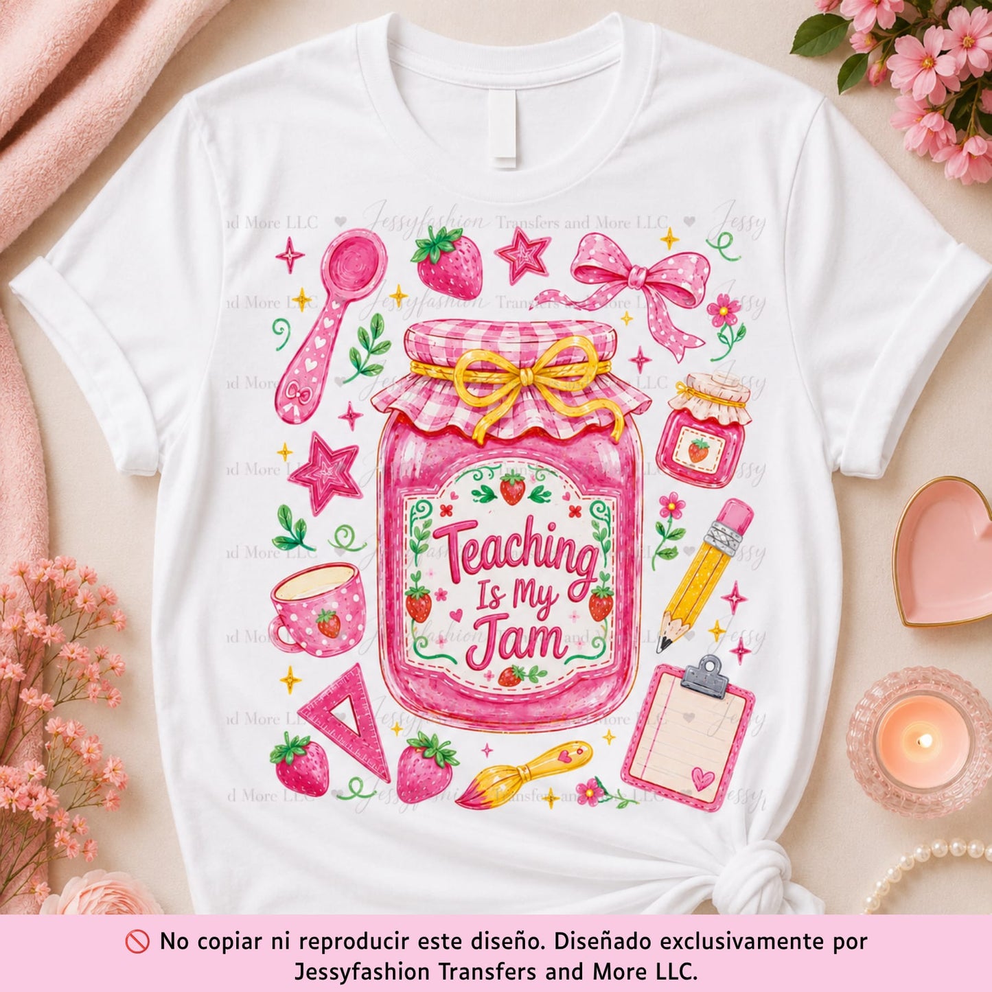 Teaching Is My Jam Dtf shirt transfer