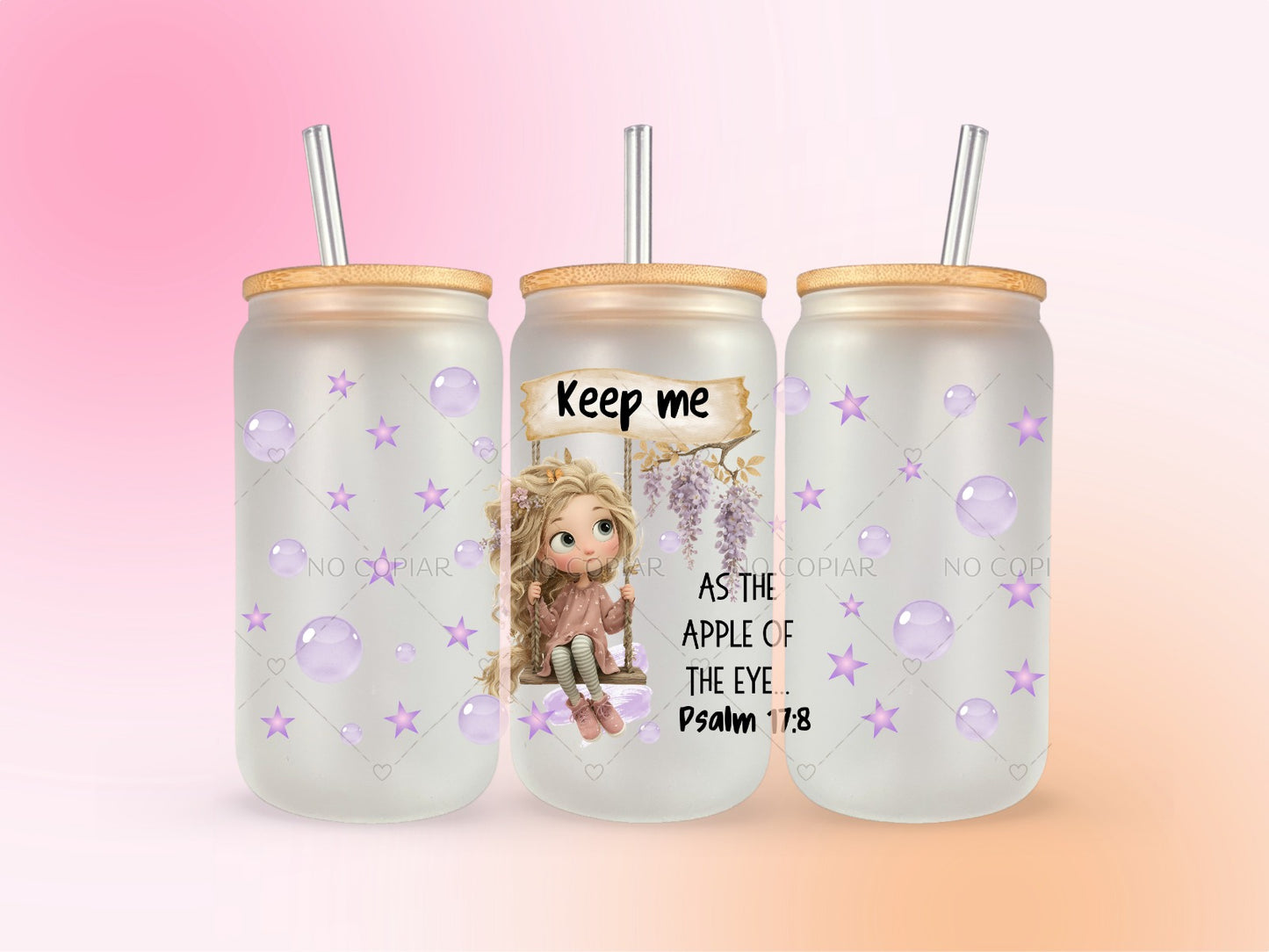 KEEP ME UV DTF CUP WRAP
