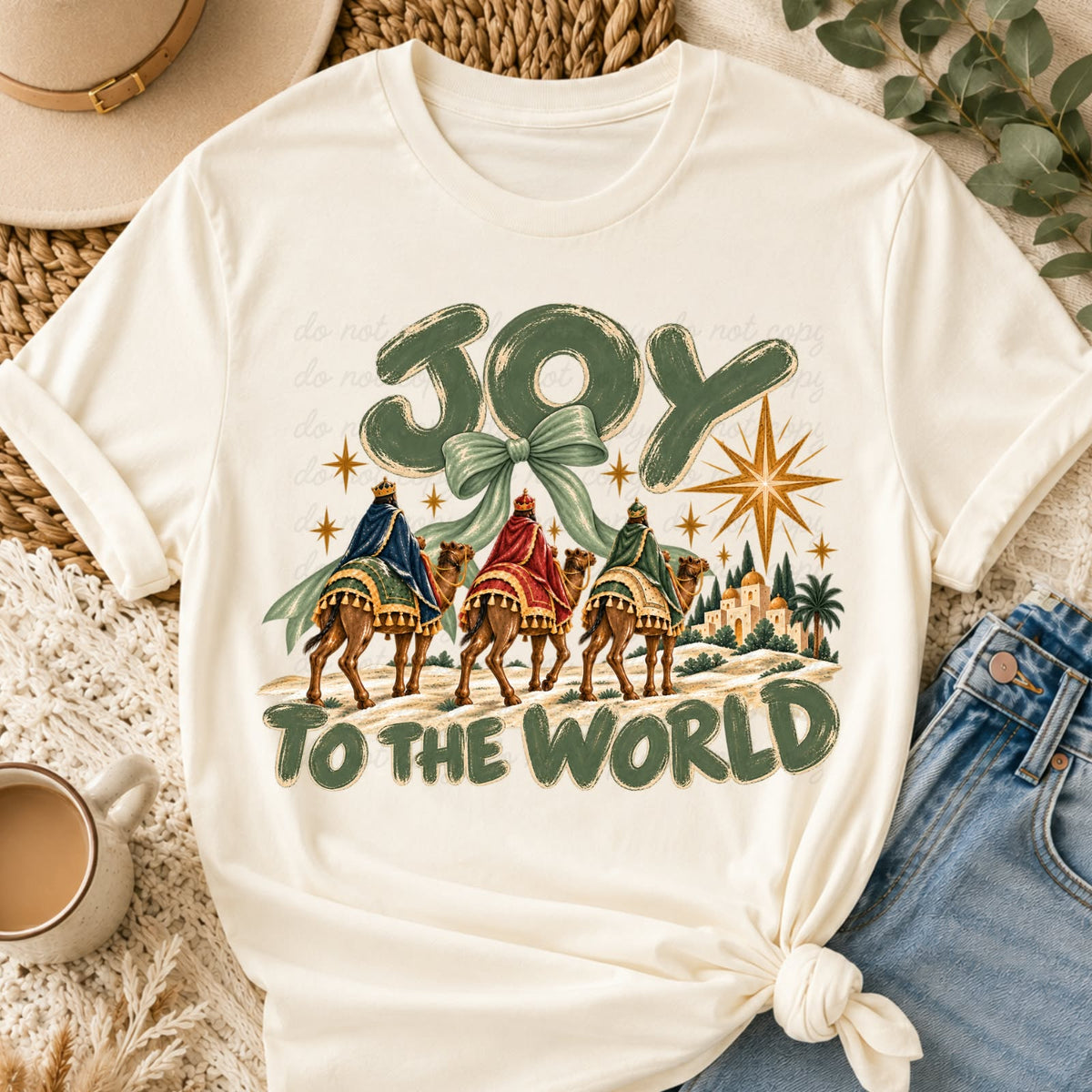 Joy To The World Dtf Shirt Transfer