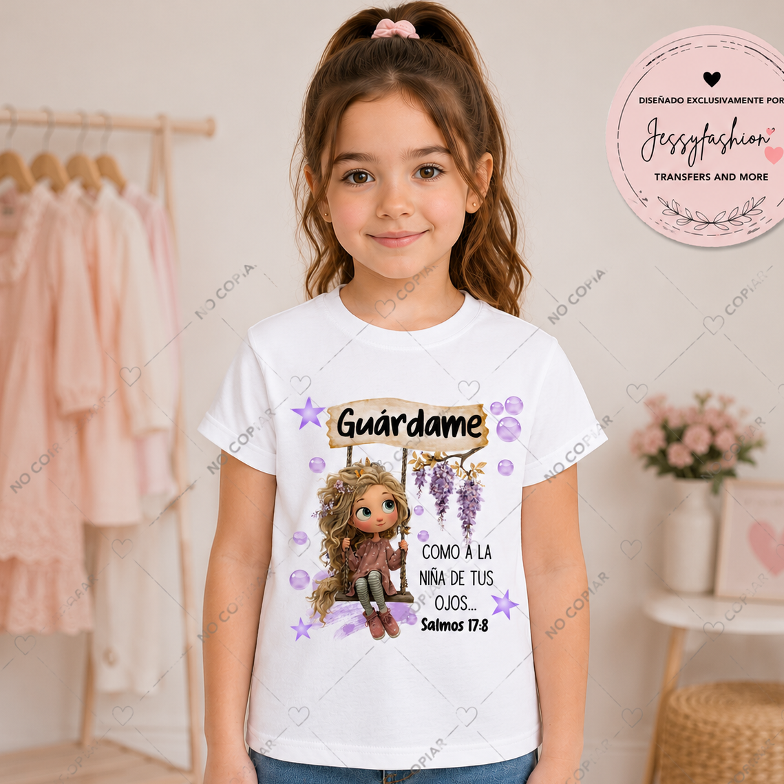 La niña de tus ojos Dtf shirt transfer