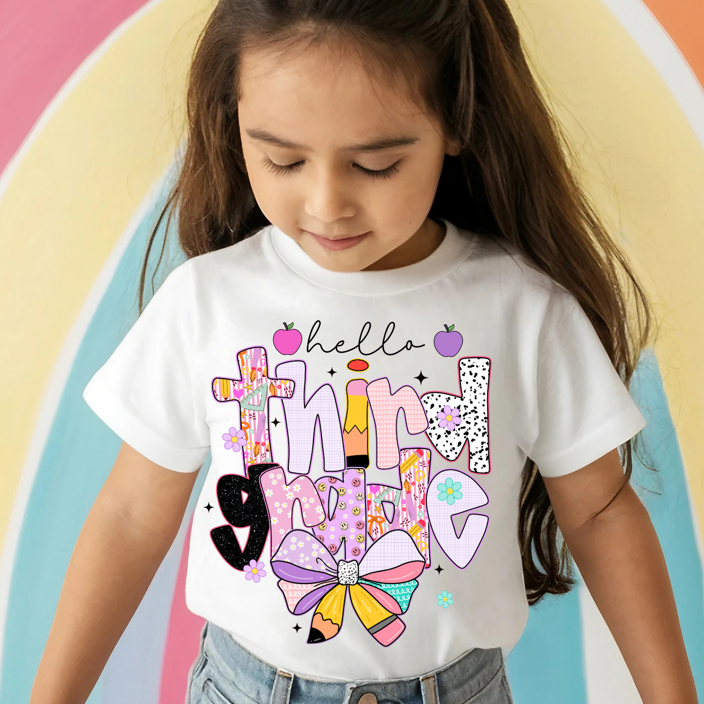 Back to school Girl Grade DTF Shirt Transfer