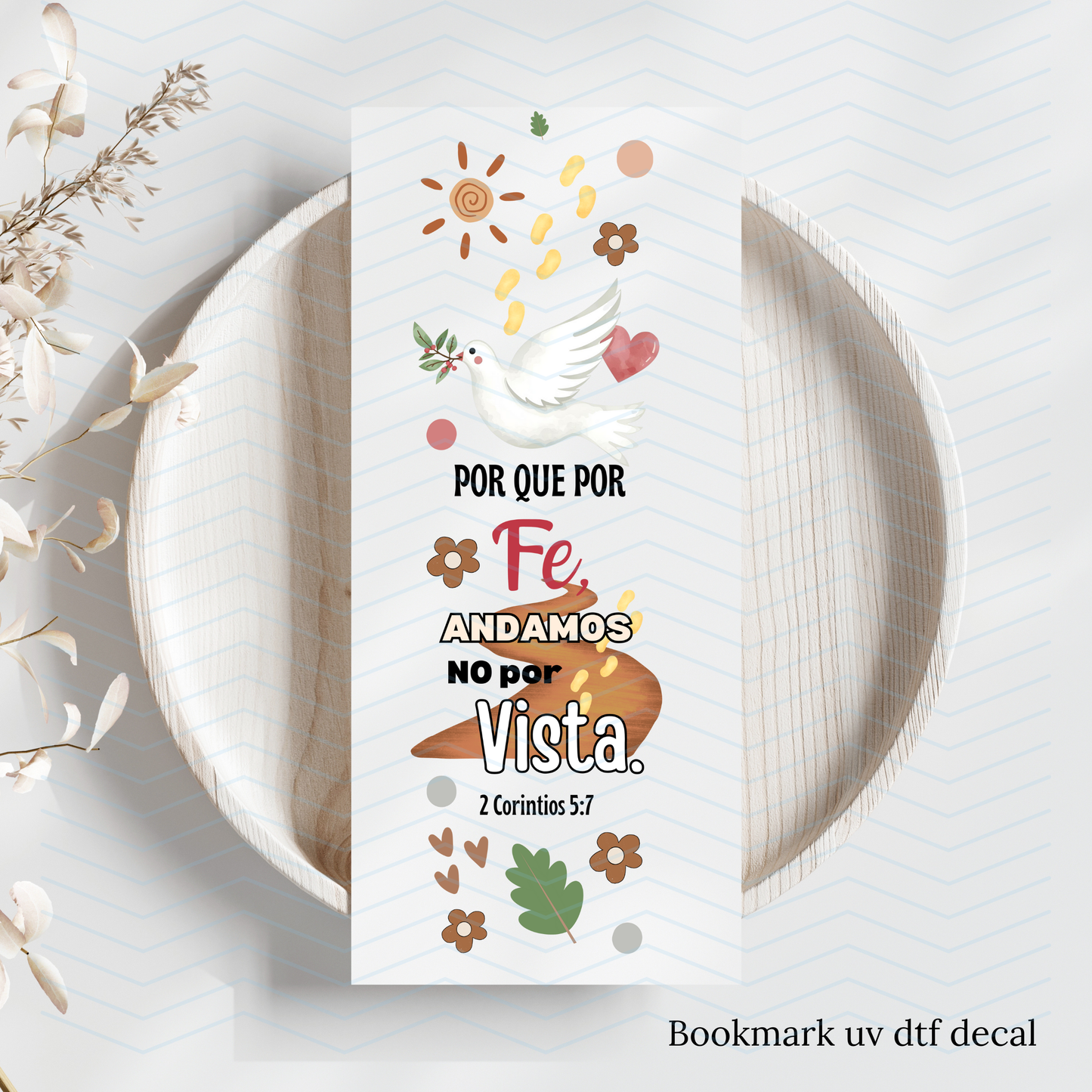 Por que por FE... Uv Dtf Bookmark