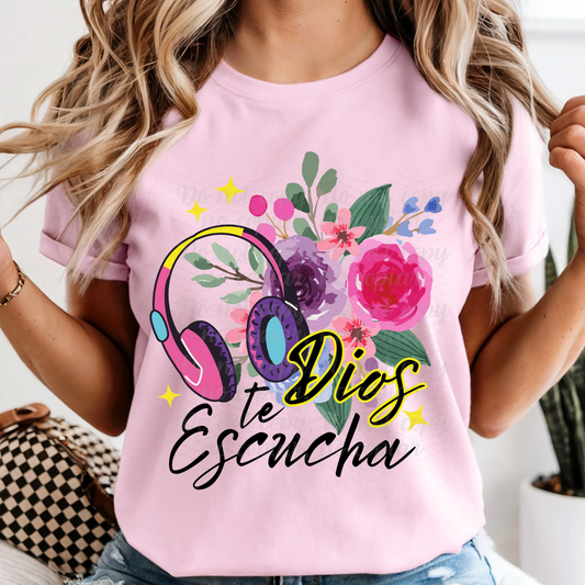 Dios te escucha DTF Shirt Transfer