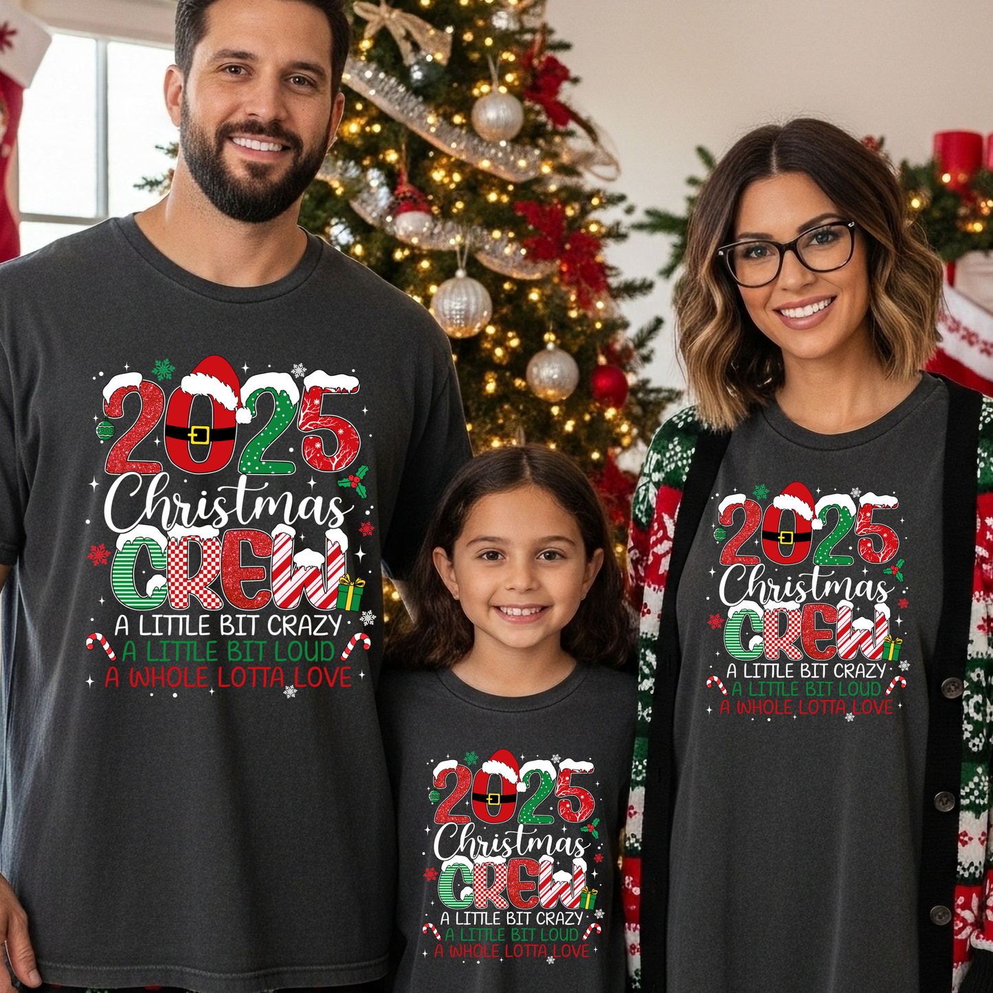 2025 Christmas Crew Dtf Shirt Transfer