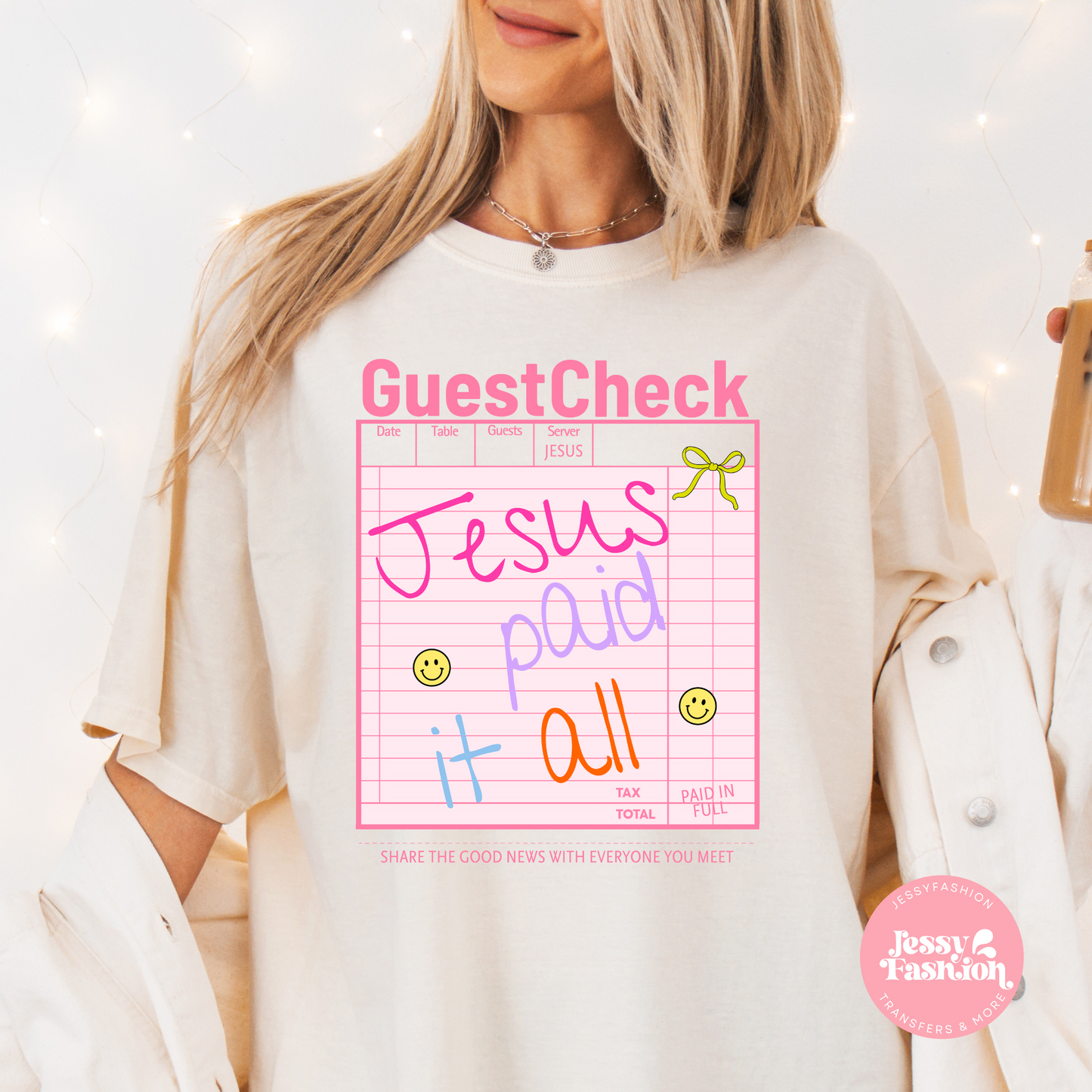 Guest Check DTF Shirt Transfer
