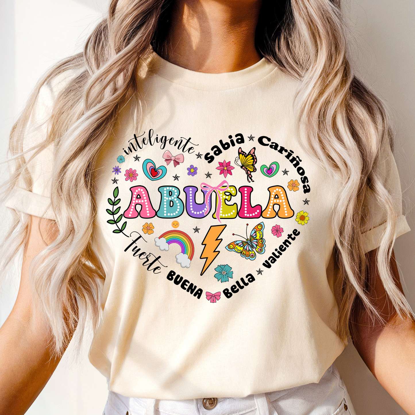 Abuela Afirmaciones Dtf Shirt Transfer