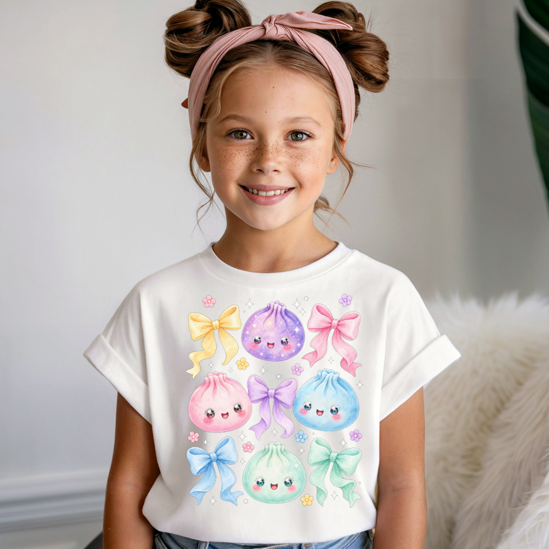 Cute Pastel Dumplings Dtf shirt transfer