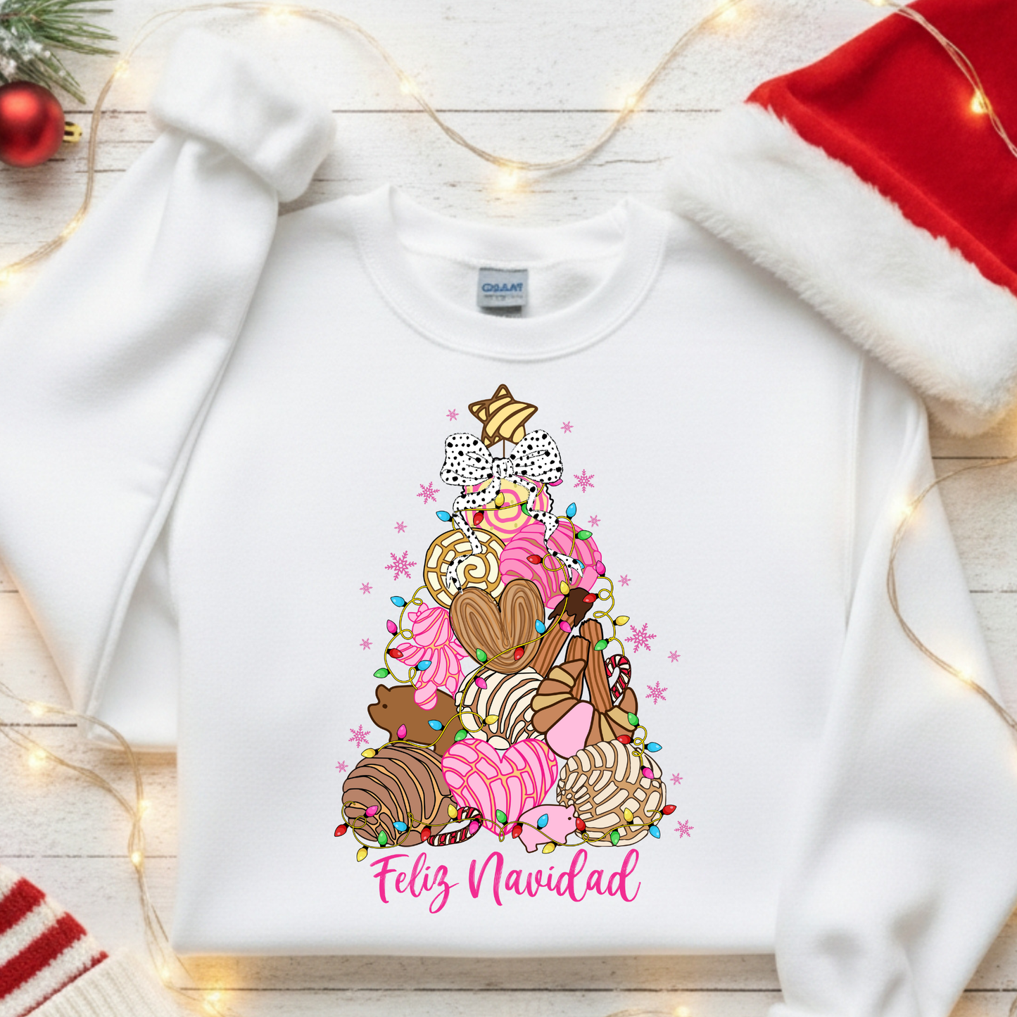 Feliz navidad pan dulce DTF Shirt Transfer