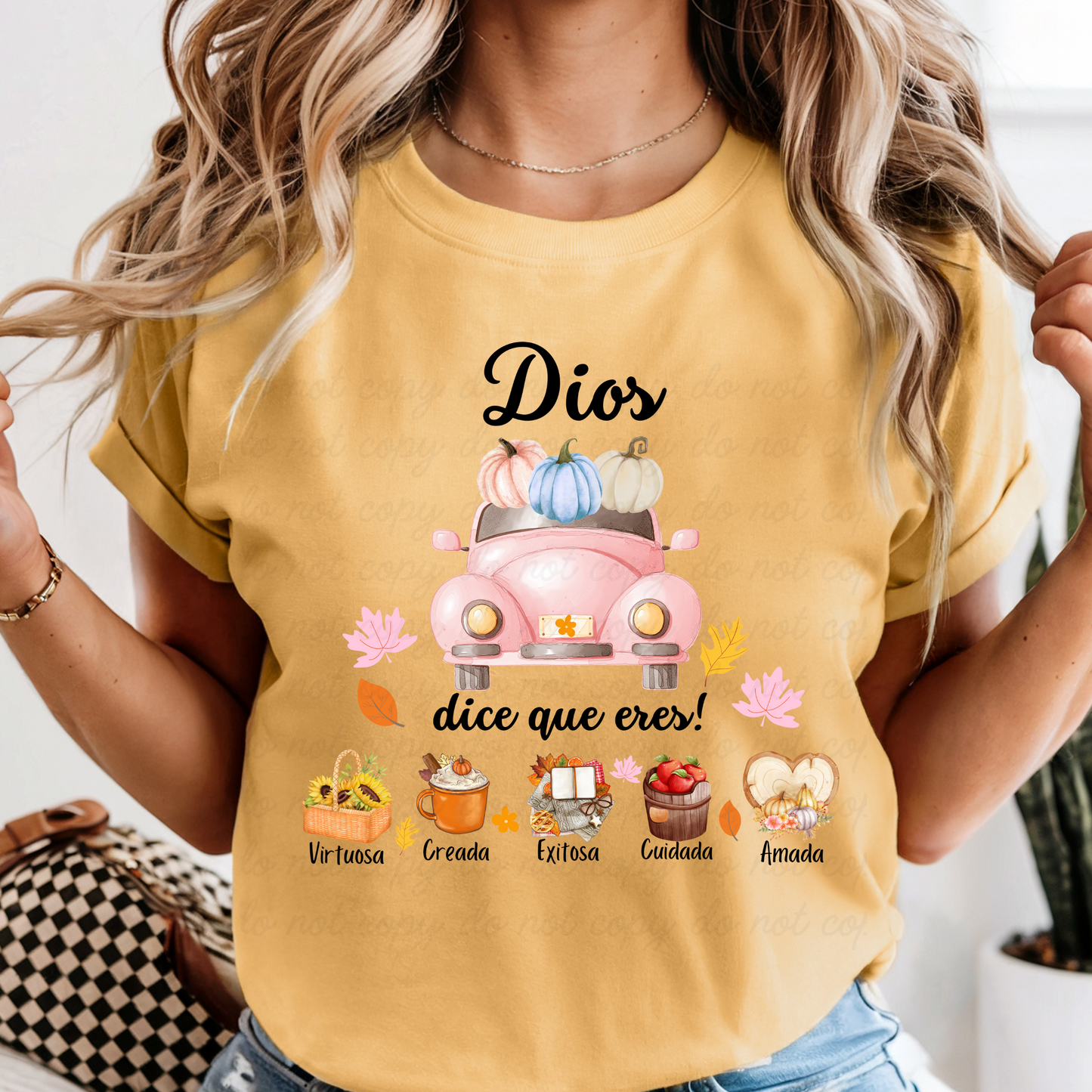 Dios dice que eres (edición otoño) DTF Shirt Transfer