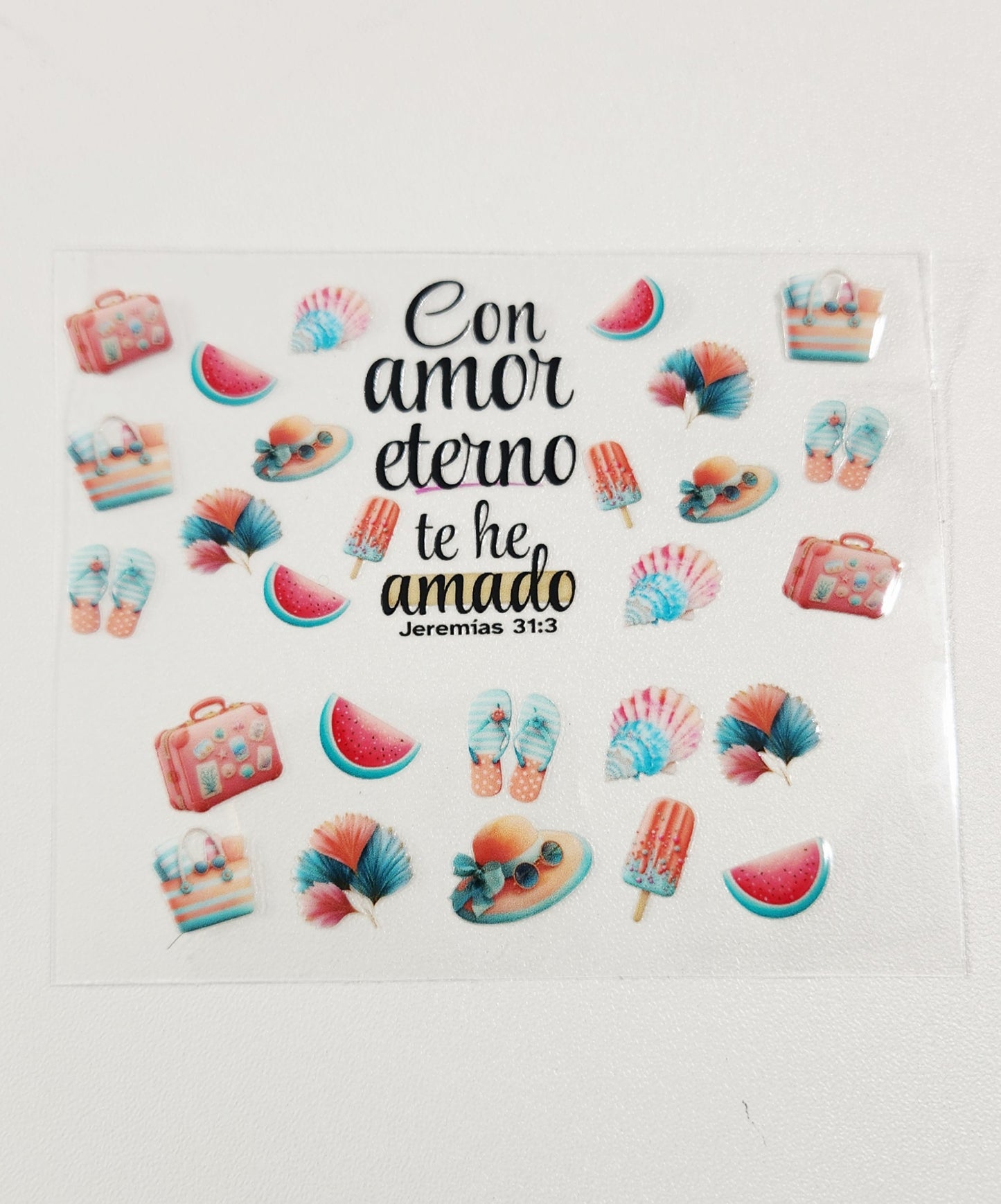 Con amor eterno te he amado Mini uv dtf wrap