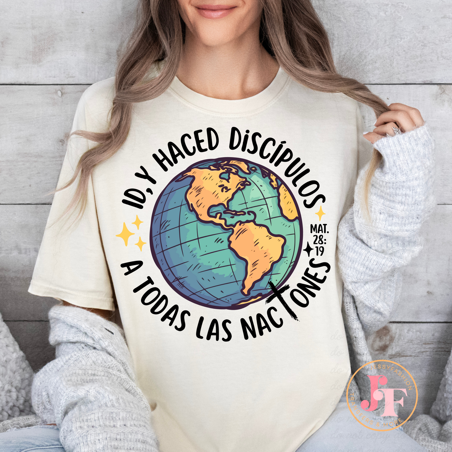 Id, y haced discípulos DTF Shirt Transfer
