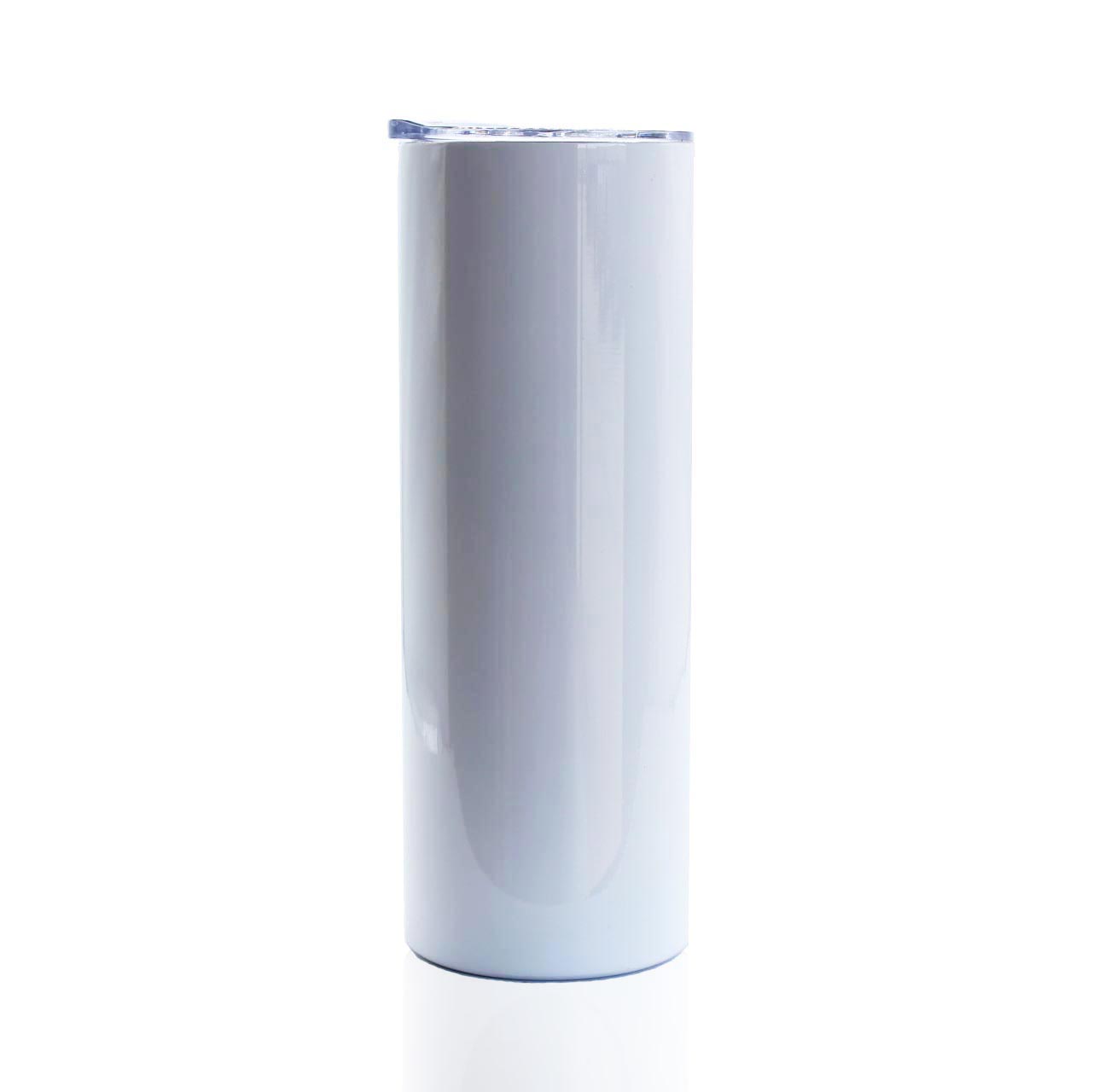 20 oz Skinny Sublimation Tumbler, Straw and slide lid included with tumblers