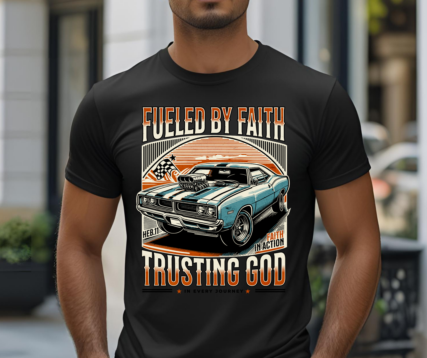 Fueled by faith DTF Shirt Transfer