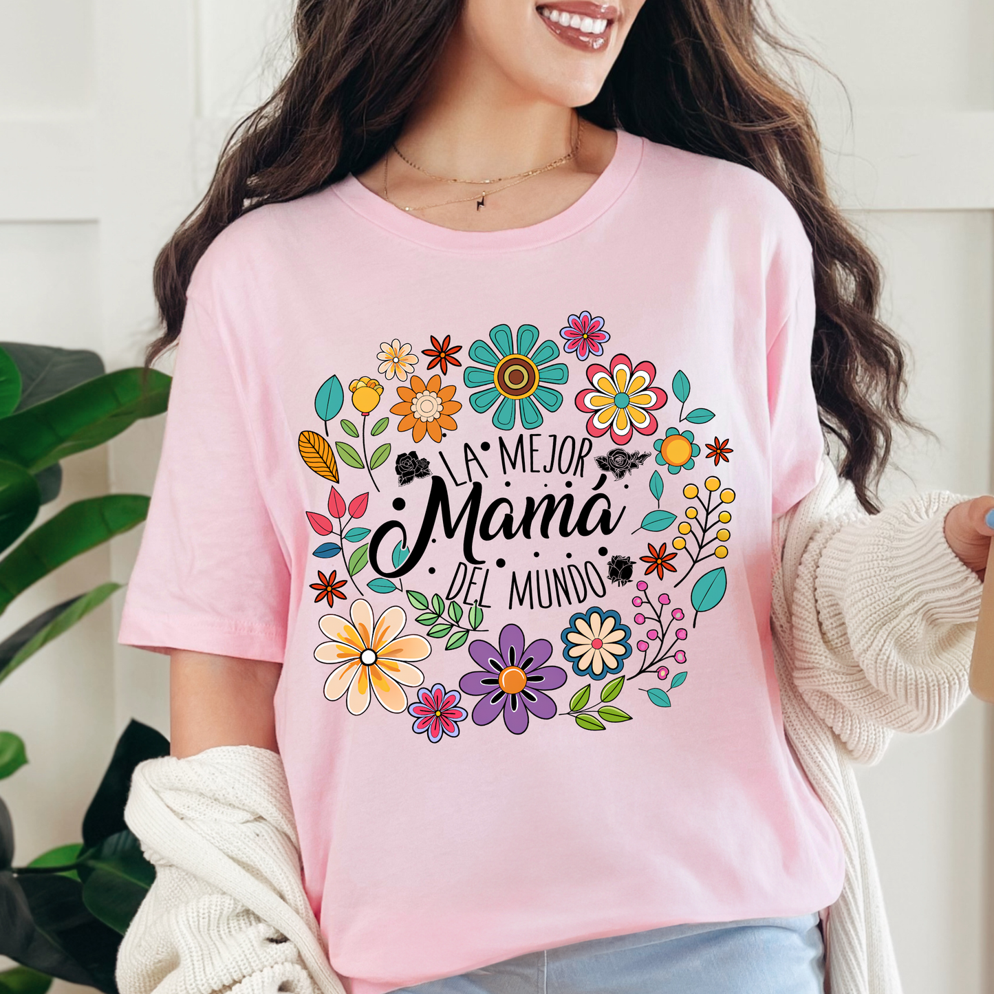 La mejor mamá del mundo Dtf Shirt Transfer