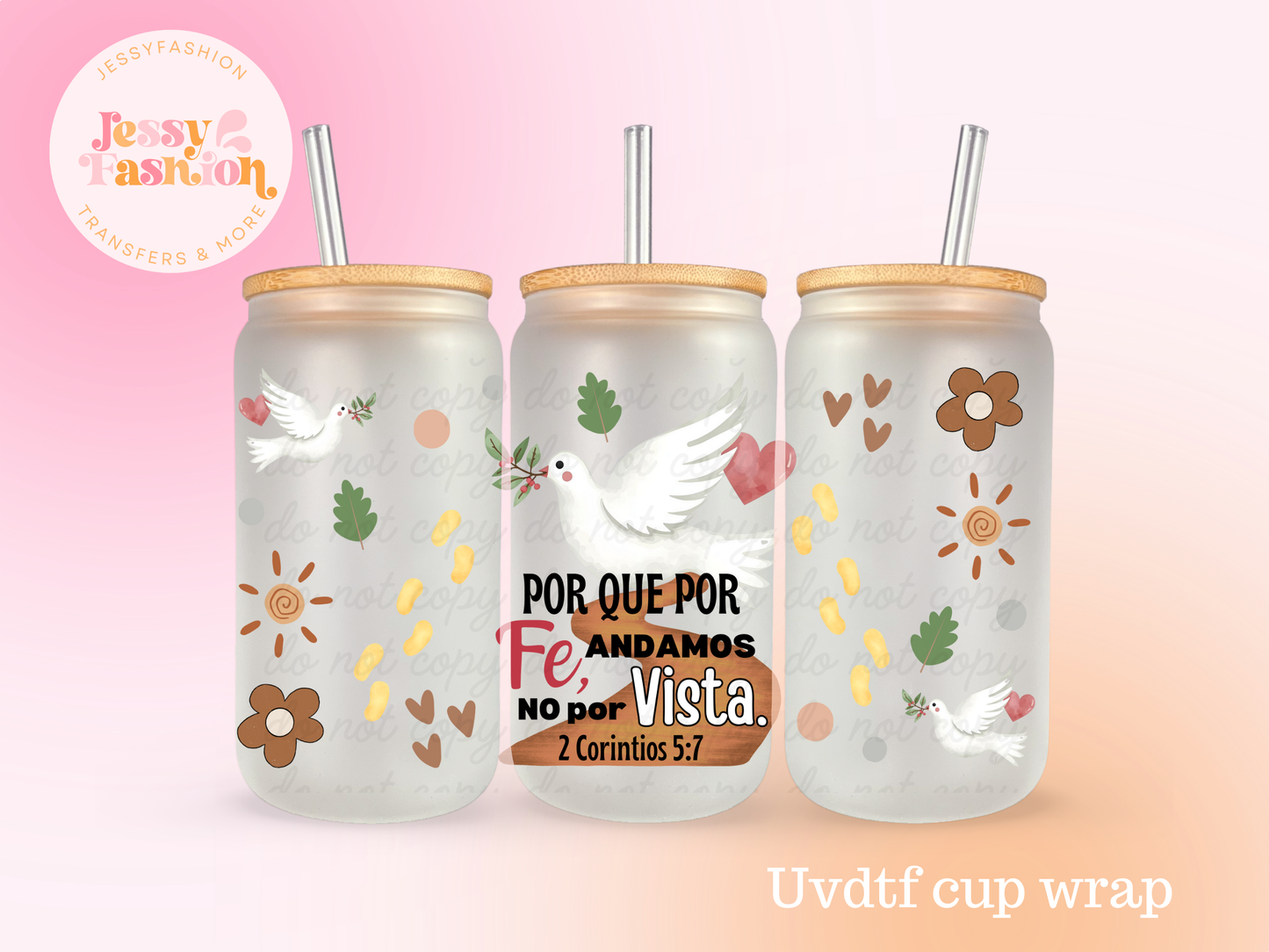 Por Fe... UV DTF CUP WRAP