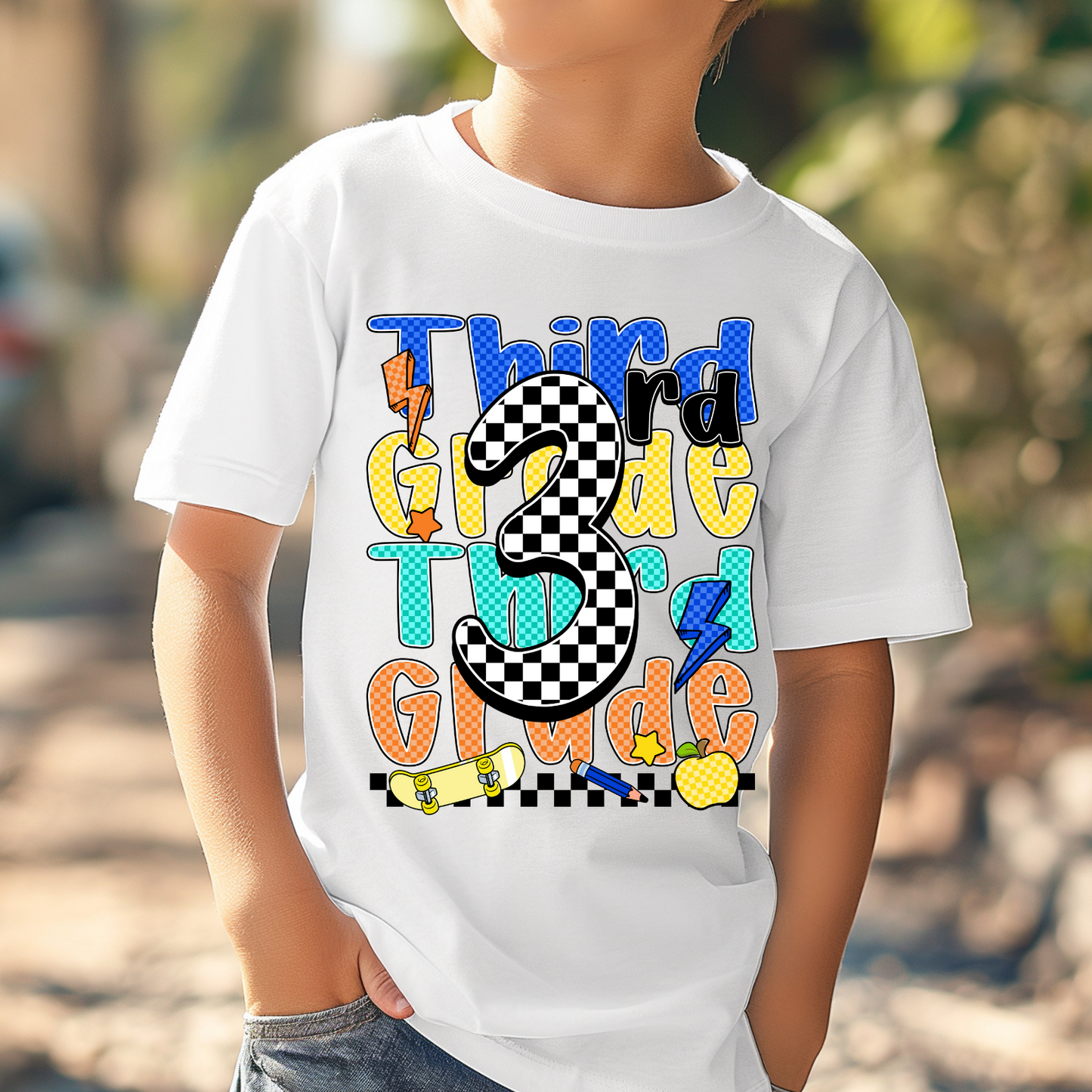 Back to school Boy Grades DTF Shirt Transfer