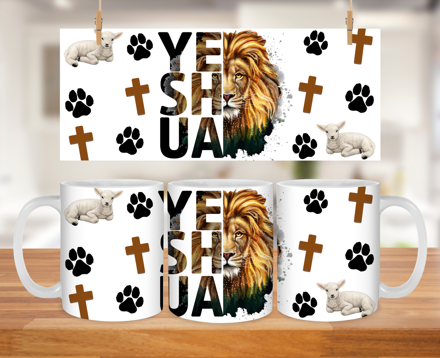 Yeshua mug 11oz Sublimation transfer