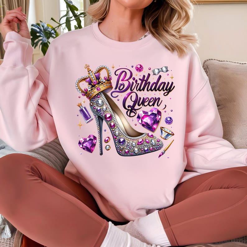 Birthday Queen DTF Shirt Transfer