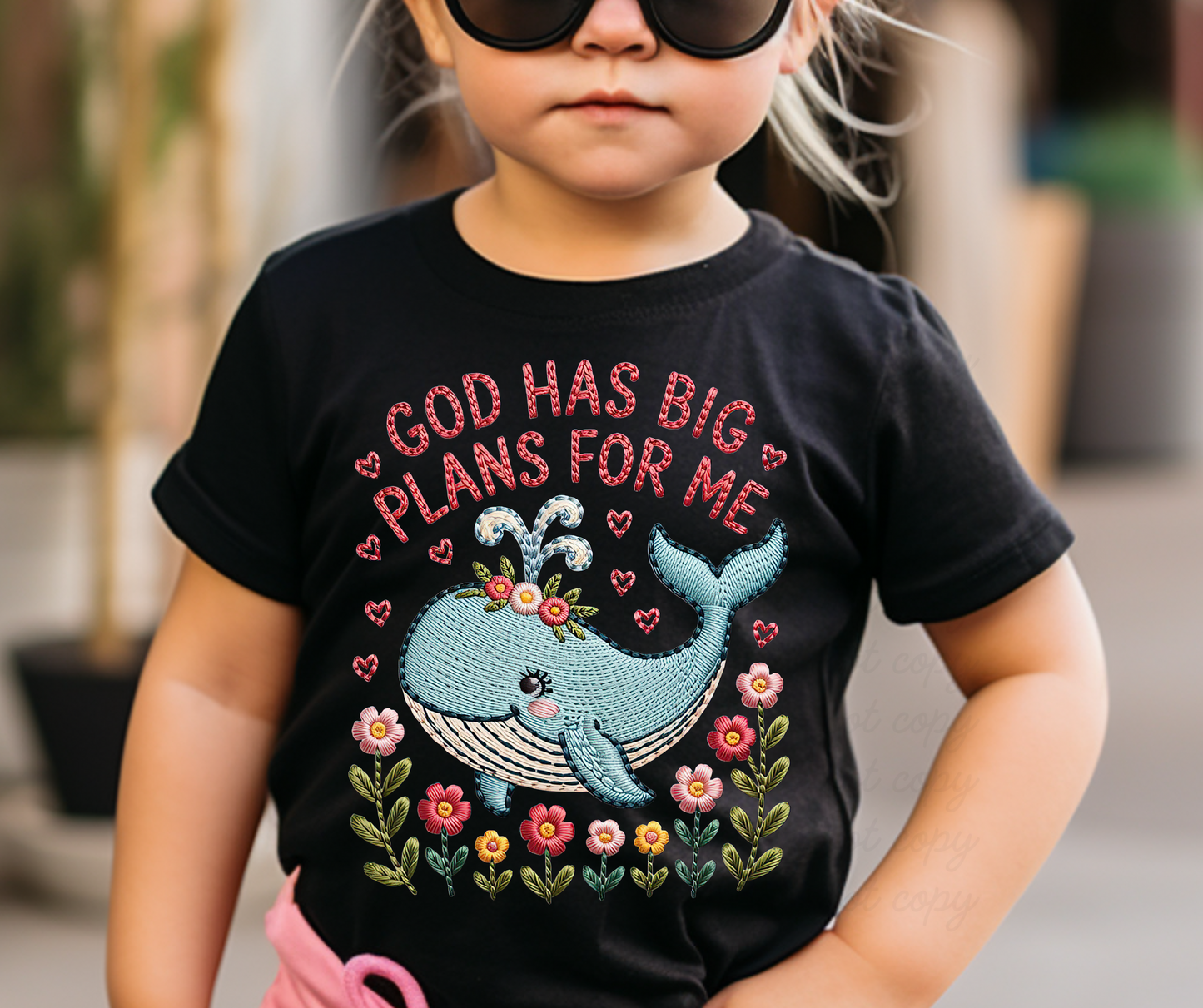 God has big plans for me DTF Shirt Transfer