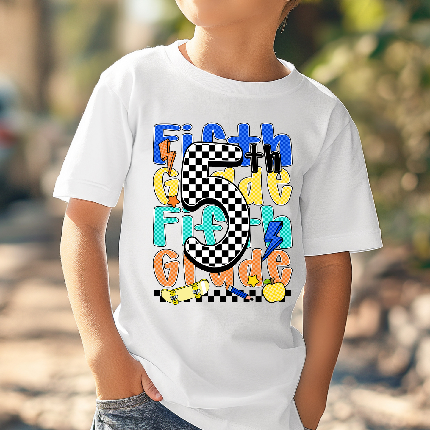 Back to school Boy Grades DTF Shirt Transfer