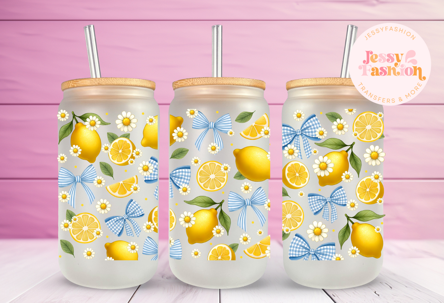 Lemonade UV DTF CUP WRAP