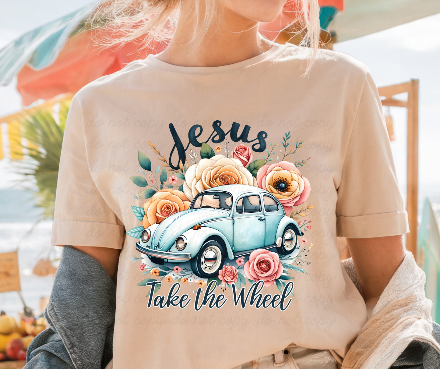 Jesus take the wheel DTF Shirt Transfer