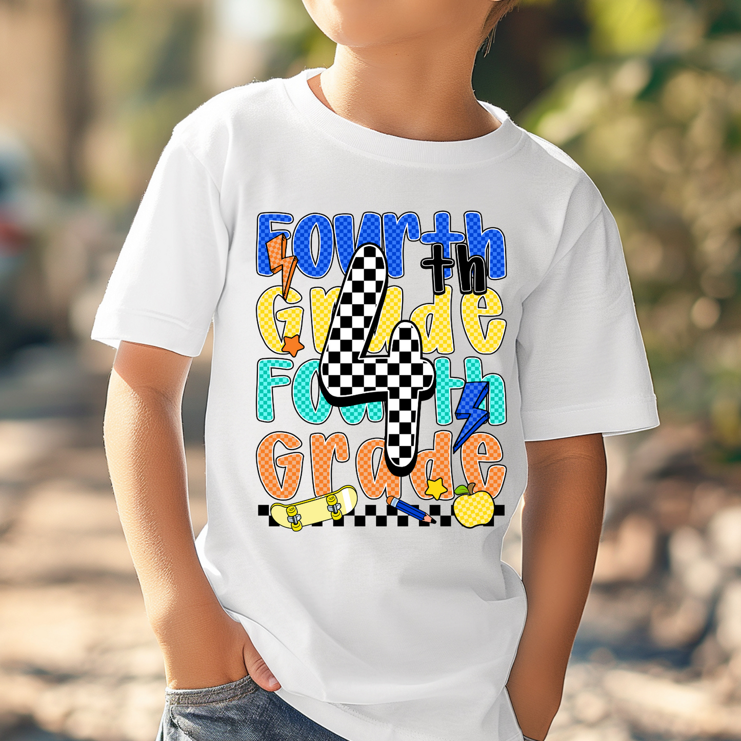 Back to school Boy Grades DTF Shirt Transfer
