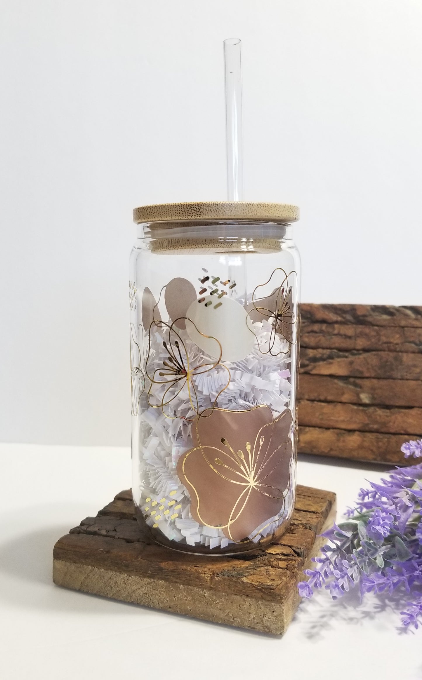 Boho glass cup - Jessyfashion Custom & Design