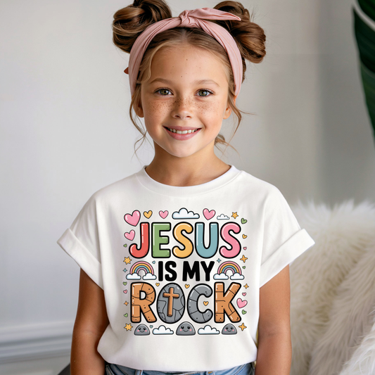 Jesus is my rock Dtf Shirt Transfer