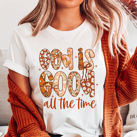 Fall God is good DTF Shirt Transfer