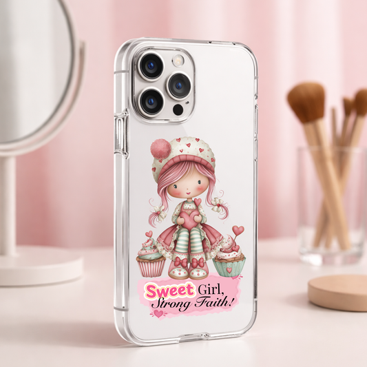 Sweet Girl Strong Faith Cellphone Uv Dtf Decal