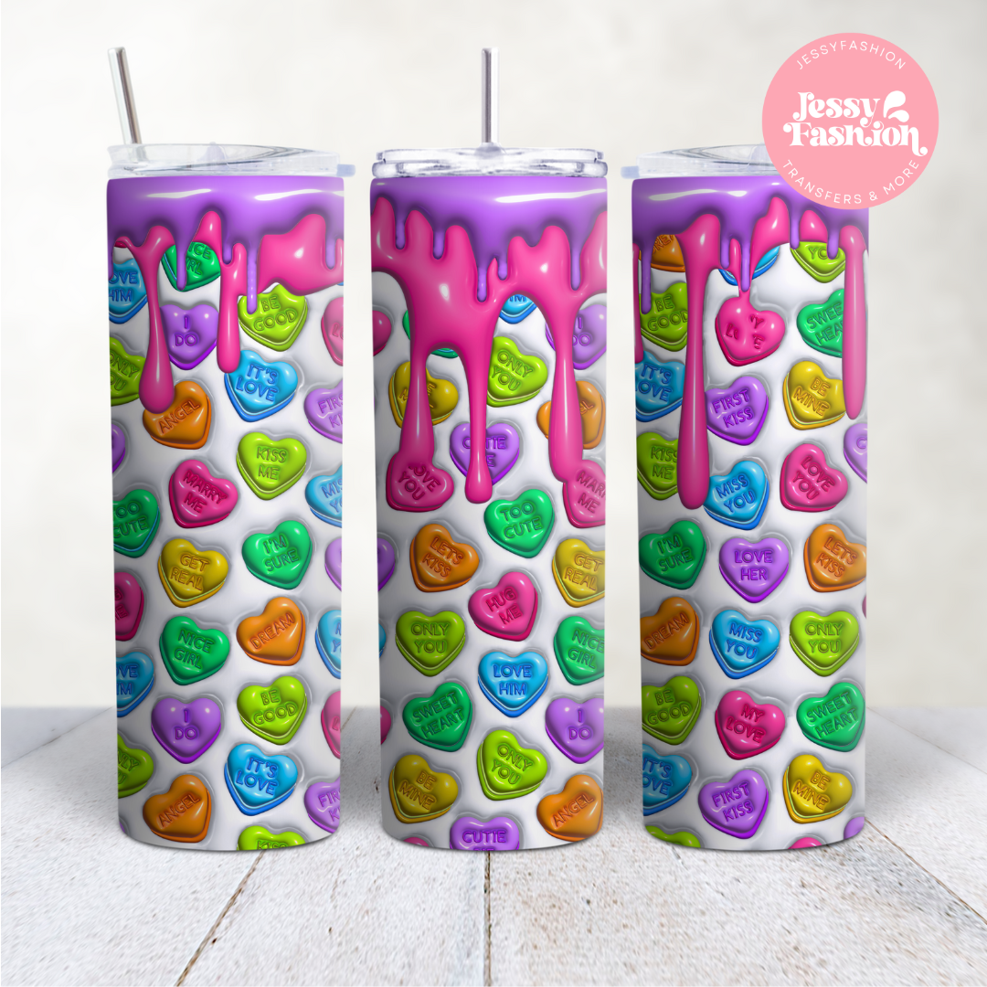 Love Candies Sublimation transfer