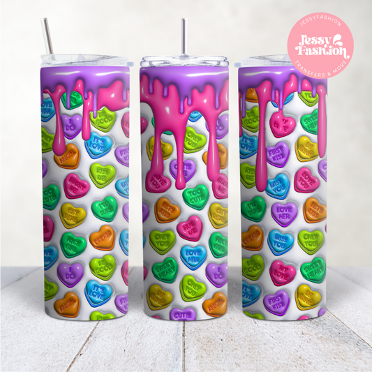 Love Candies Sublimation transfer