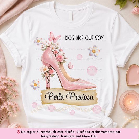PERLA PRECIOSA DTF Shirt transfer (PRE-ORDEN)
