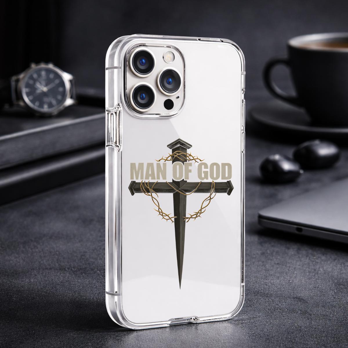 Man of God Cellphone Uv Dtf Decal