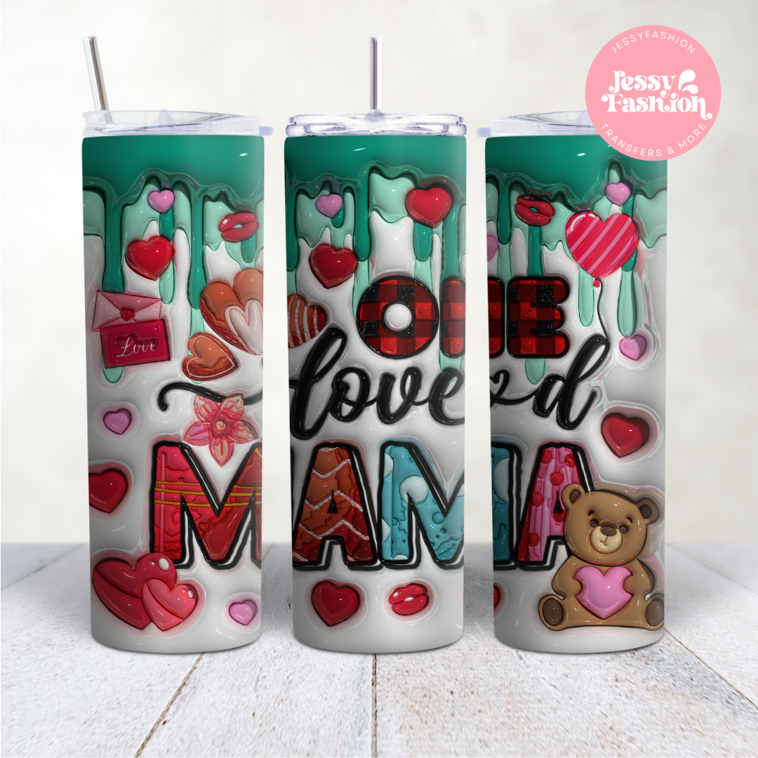 One Loved Mama Sublimation transfer